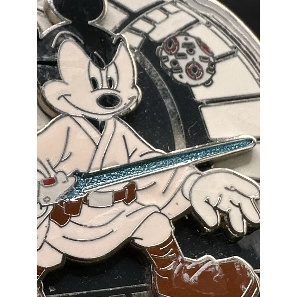Mickey As Luke Skywalker Jedi 2007 Disney Characters As Star Wars Trading Pin